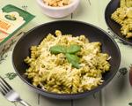 Three Cheese Cashew Pesto Pasta